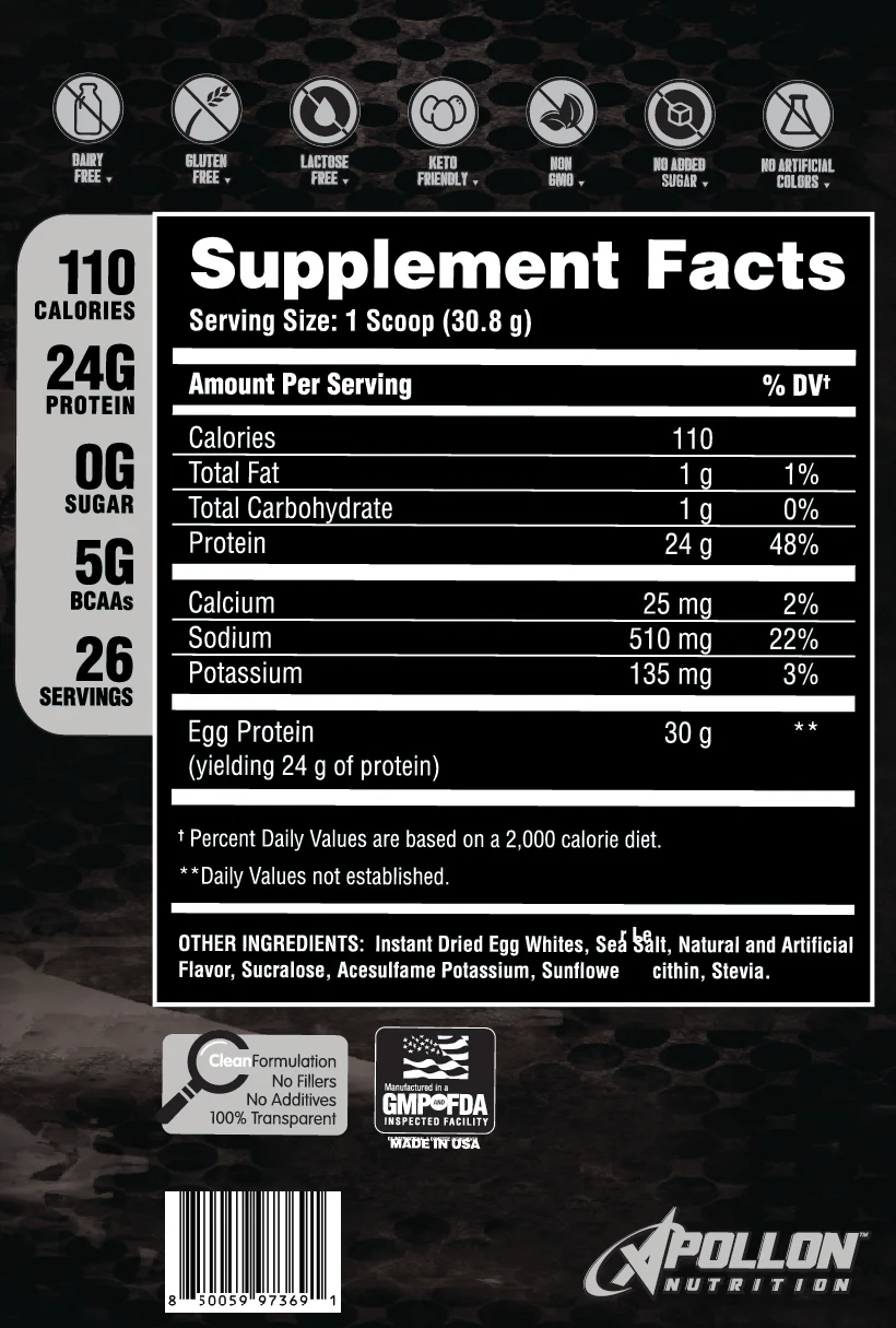 Egg-cellent  - Premium Grade Pure Egg Protein Powder Sample - Image 5